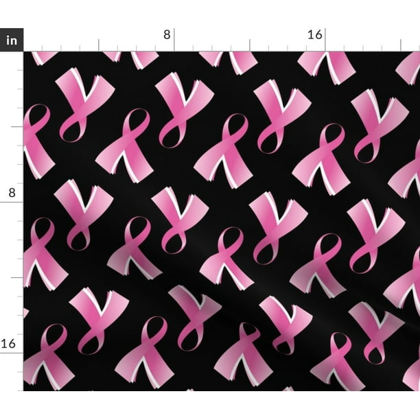 Custom Print Fabric BCA10 Breast Cancer Fabric By the yard Pink Zebra Breast Cancer Awareness Fabric